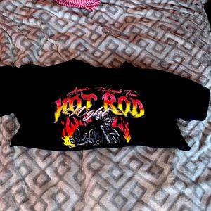 Black crop top